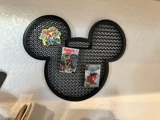 Mickey Mouse pin board with wall hanger