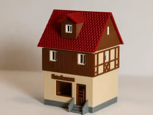 Vintage Timbered Bakery (1:87 TT / 1:120 HO)