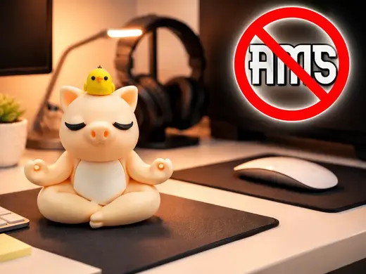 Zen Desk Buddies - Pig (No AMS, Multi-Part)