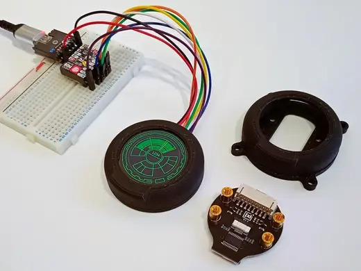 1.28 inch Round LCD Enclosure