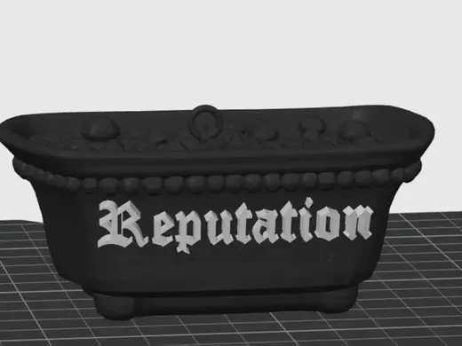 Reputation Tub Ornament- Taylor Swift