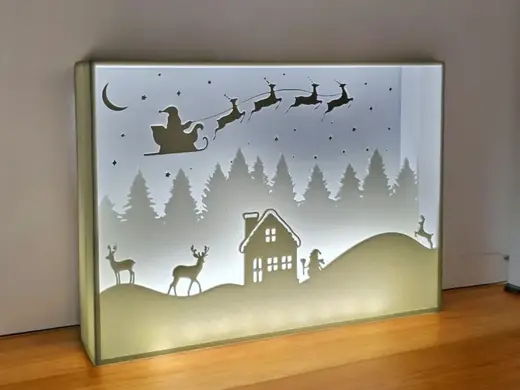 Christmas Lightbox- "Noite Feliz"