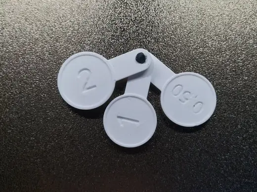 FICHAS CARRO SUPERMERCADO/ SHOPPING CART TOKENS