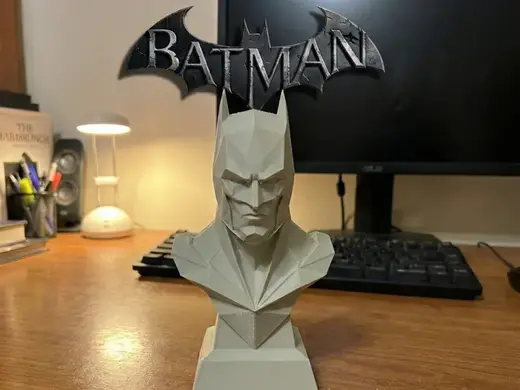 Low Poly Batman Bust - The Dark Knight