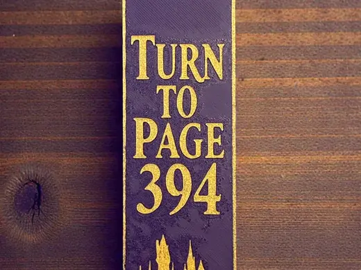 Harry Potter Page 394 Snape Bookmark
