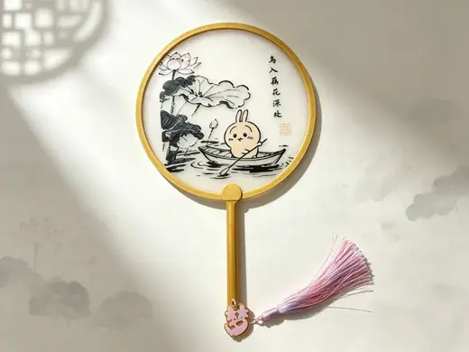 水墨苏扇(三小只)