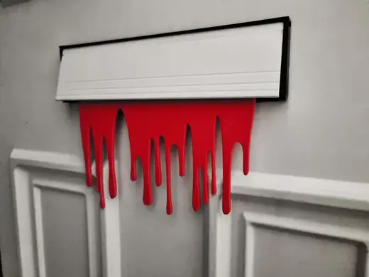 Dripping Blood Letterbox Mail Slot - Halloween