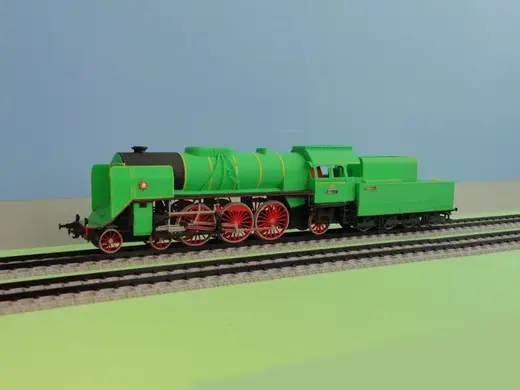 Steam Locomotive 387.0 ČSD (Mikádo) H0