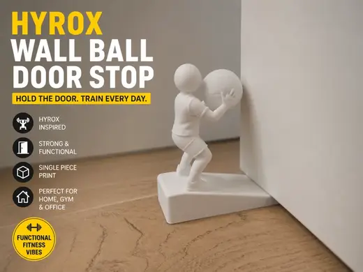 HYROX Wall Ball Door Stop | Functional Door Wedge