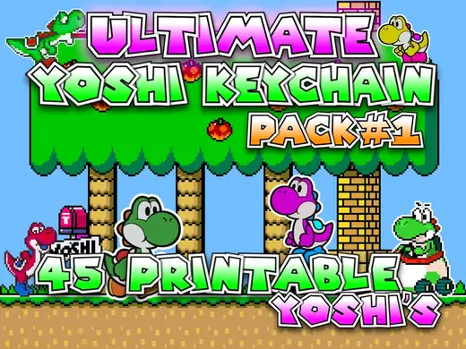 Ultimate Yoshi Keychain Pack#1