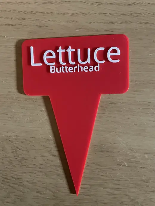 Gardening Marker For Butterhead Lettuce