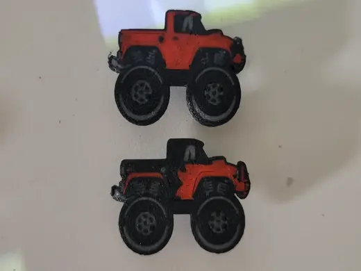 Monster truck jibbitz croc charm