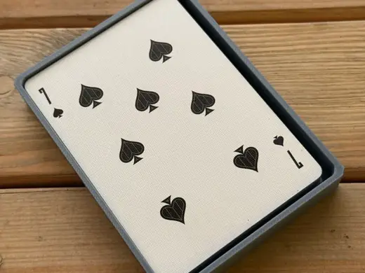 Dual-Purpose Playing Card Holder & Disposal Tray