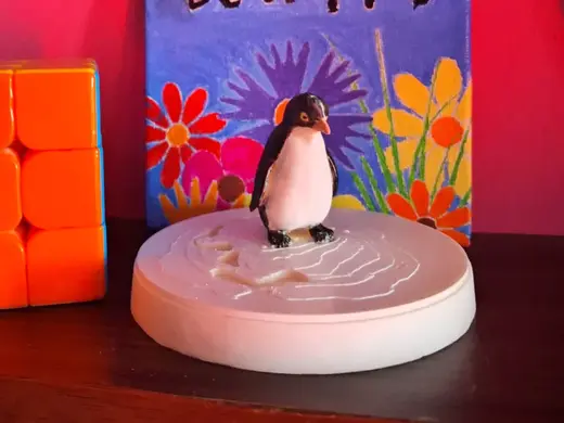 The Lone Walk Penguin