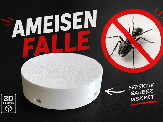Ameisenfalle / Ant Trap – Reusable 3D Print