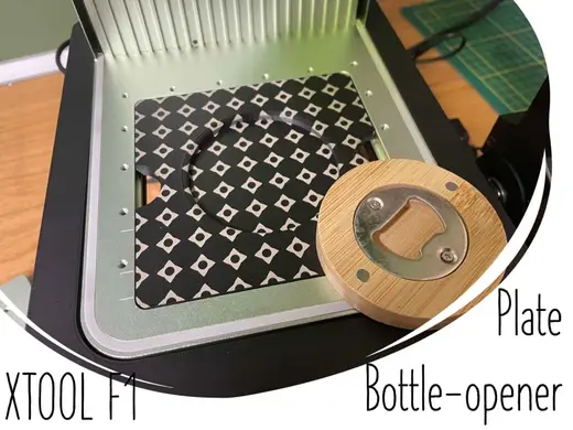 XTOOL F1 Plate Bottle Opener v2