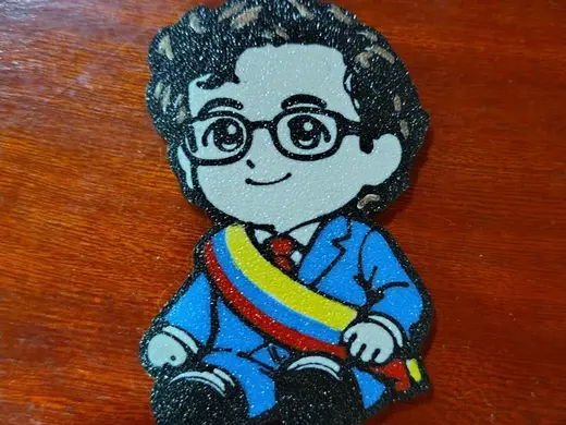 Llavero Presidente de Colombia Gustavo Petro