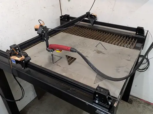 2040 Extrusion Mount for CNC Plasma Table Build
