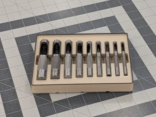 Gridfinity - Leather Punch Set (9 piece)