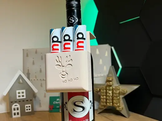 Weihnachts-Geschenksboxen für Flaschen – HoHoHo
