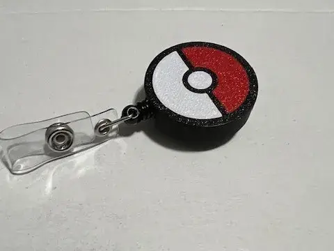 Pokeball Badge Reel Cover