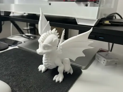 Adorable Chibi Dragon Figurine