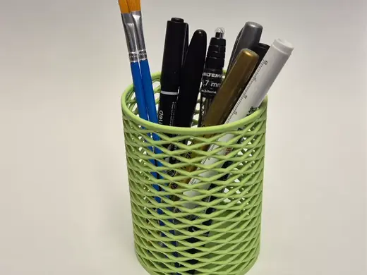 Modern Pencil Holder, Desktop Pen Holder