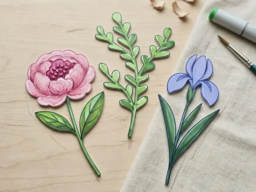 Nature Flower Coloring Set