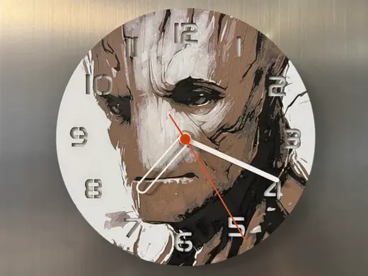 wall / desk clock Adult Groot HueForge