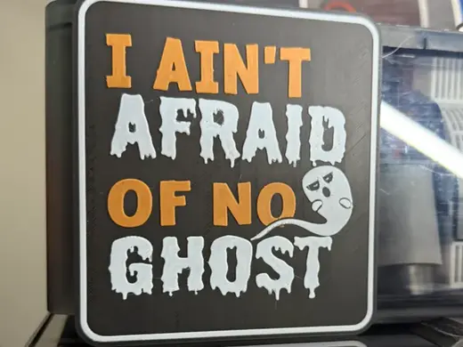 I AIN'T AFRAID OF NO GHOST
