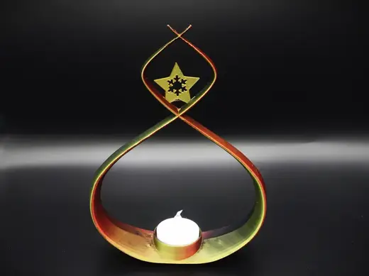 Modern Christmas Tealight Holder