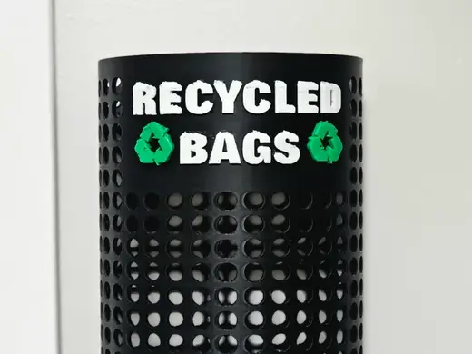 Grocery Bag Recycler Wall Mount Dispenser