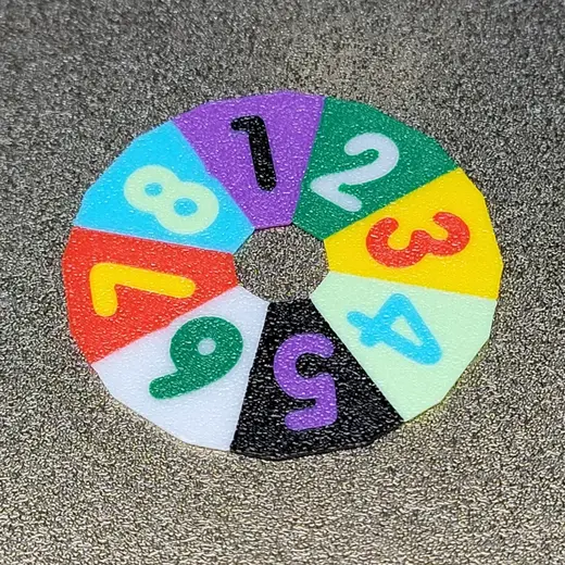 AMS 8 Color Test Chip
