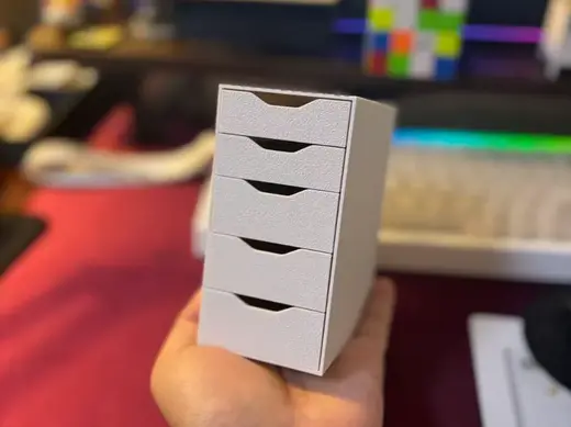 6分抽屉柜微缩模型