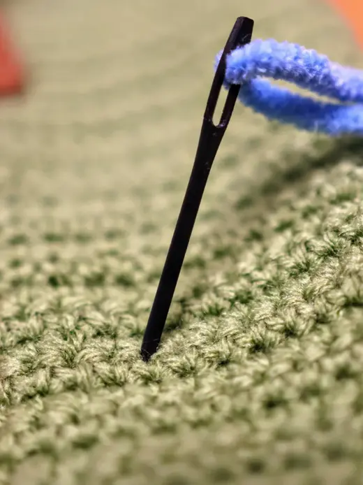 Yarn / Wool Needle (3mm x 70mm / 0.12in x 2.75in)