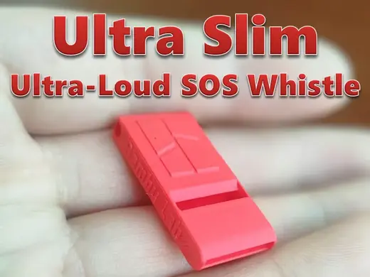 Ultra-Light & Loud Rescue Whistle|Emergency SOS|2g