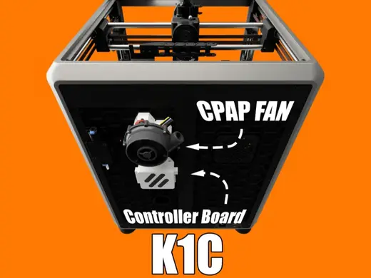 Cpap Fan Mount Creality K1 WS7040