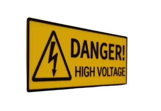Danger! High Voltage Sign