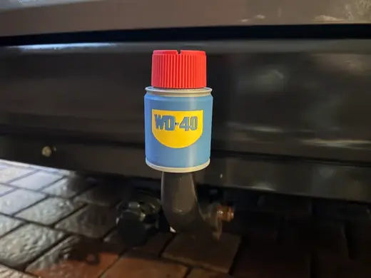 WD-40 Style Trailer Hitch Cover