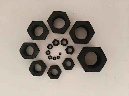 Nut DIN 934 - M2-M24 - no supports