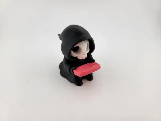 Grim Reaper Gamer Edition 3D Printed Figure