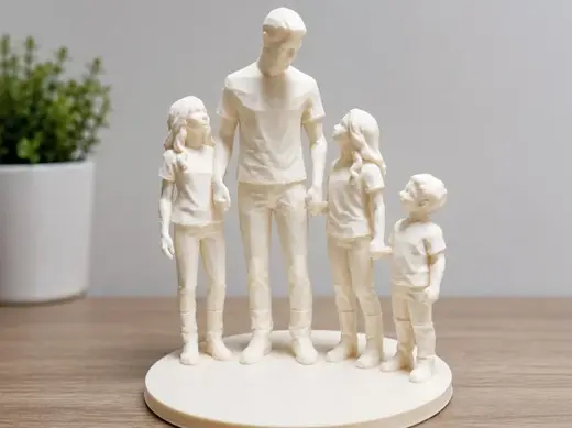 Family low poly – Father’s Day Figurine