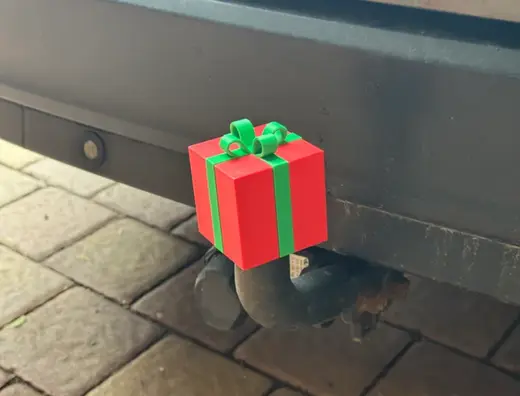 Christmas Present Hitch Tow Ball Cover