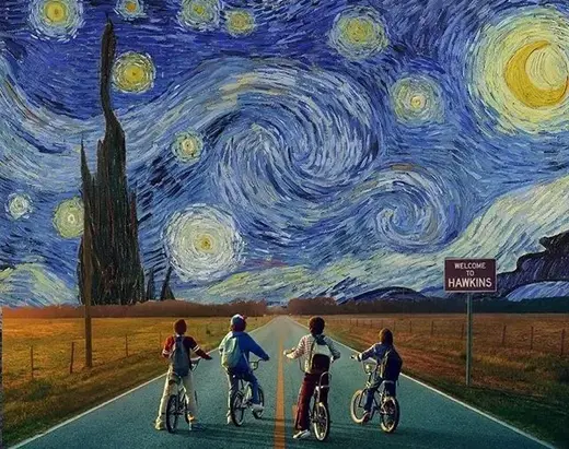 Stranger Things Starry Night Hueforge