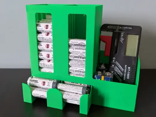 Improved AA and AAA Battery Storage