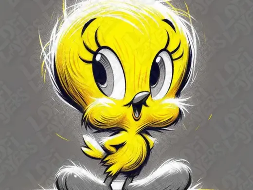 Tweety Bird Hueforge