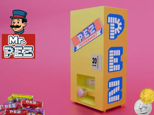 Meet Mr. PEZ – The Coin-Operated Candy Dispenser!