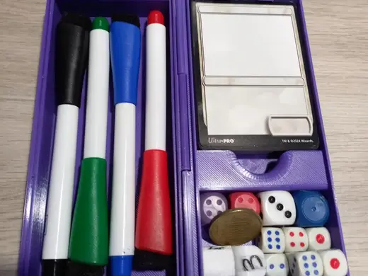 Case for Erasable Tokens and Markers
