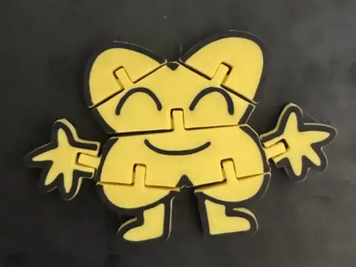 X Flexi Toy from BFDI Battle for Dream Island