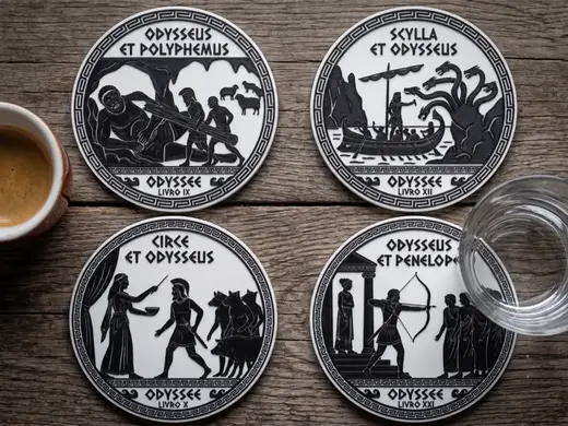 The Epic Odyssey Coaster Set